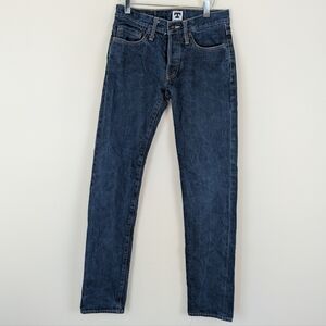 Tellason Selvedge Ladbroke Grove Slim Tapered White Oak Cone Denim Jeans
